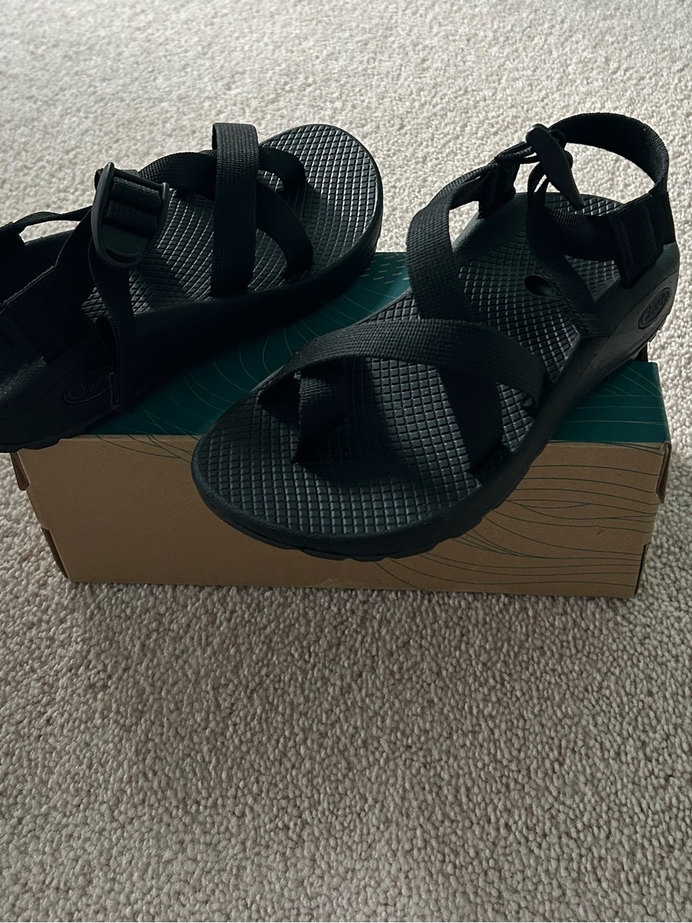 Chaco Women's Black Sport Sandals with Adjustable Straps